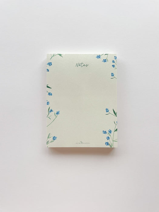 Bloco de Notas Hortênsias - Alma em Papel