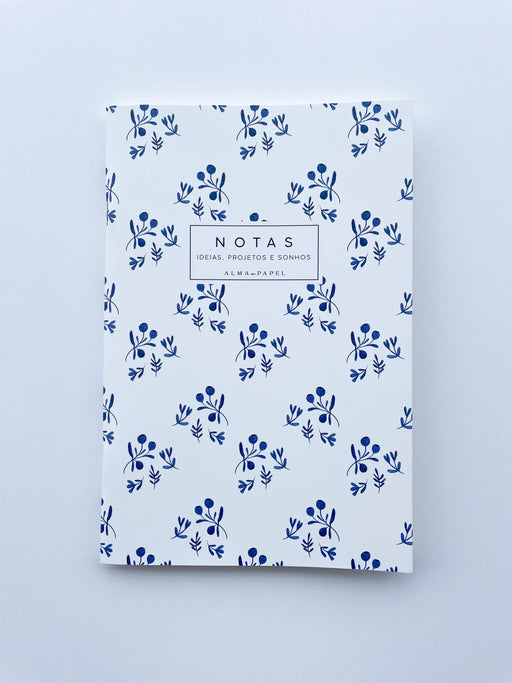 Caderno A5 Azulejo Capa Suave - Alma em Papel