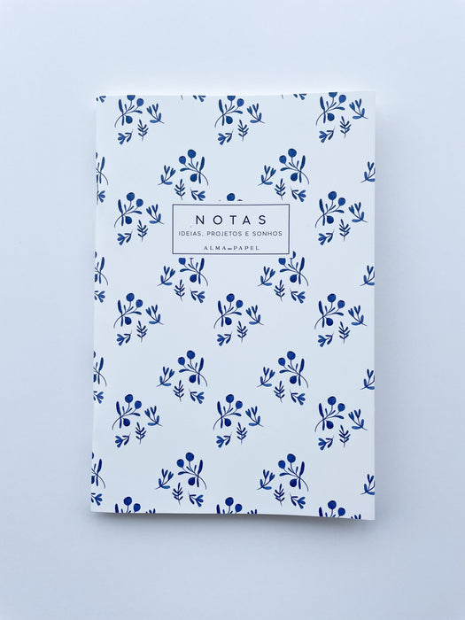 Caderno A5 Azulejo Capa Suave - Alma em Papel