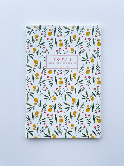 Caderno A5 Limões Capa Suave - Alma em Papel