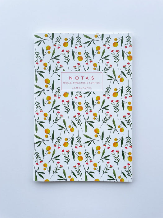 Caderno A5 Limões Capa Suave - Alma em Papel