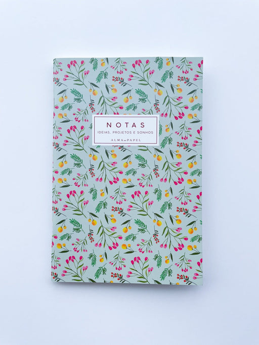 Caderno A5 Silvestre Verde Capa Suave - Alma em Papel