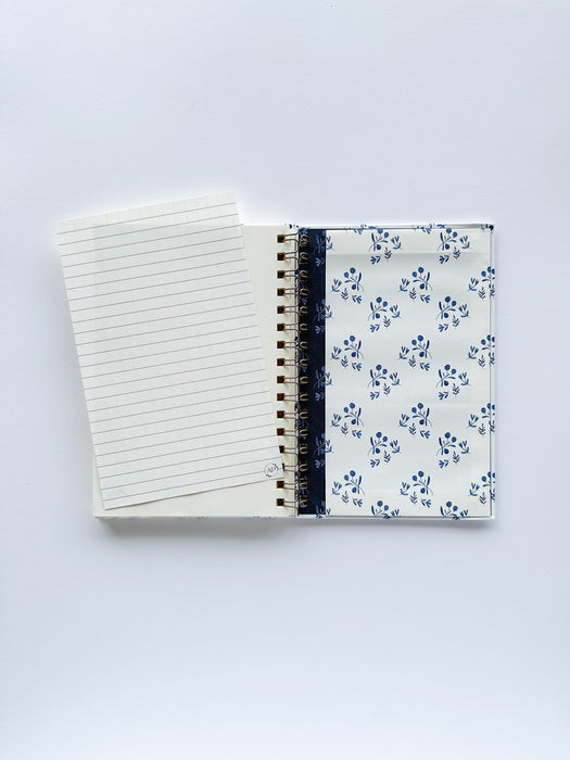 Caderno Azulejo Argolas - Alma em Papel