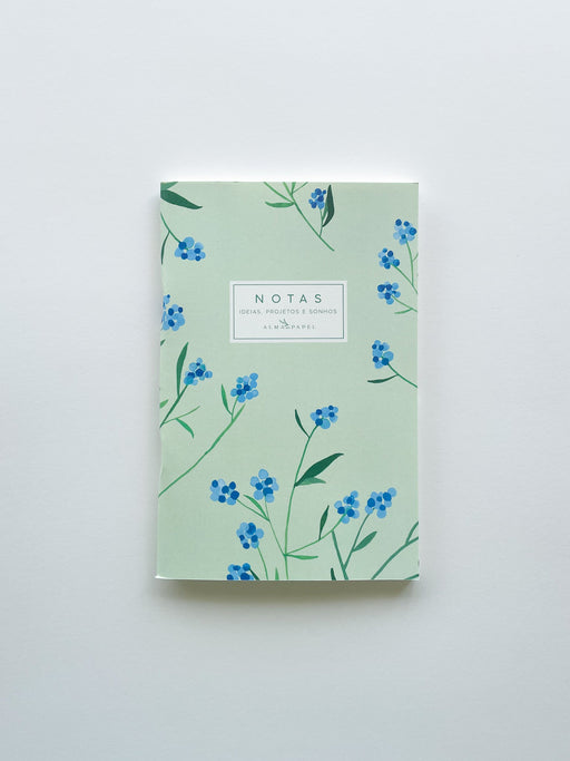 Caderno Hortênsias Bolso - Alma em Papel