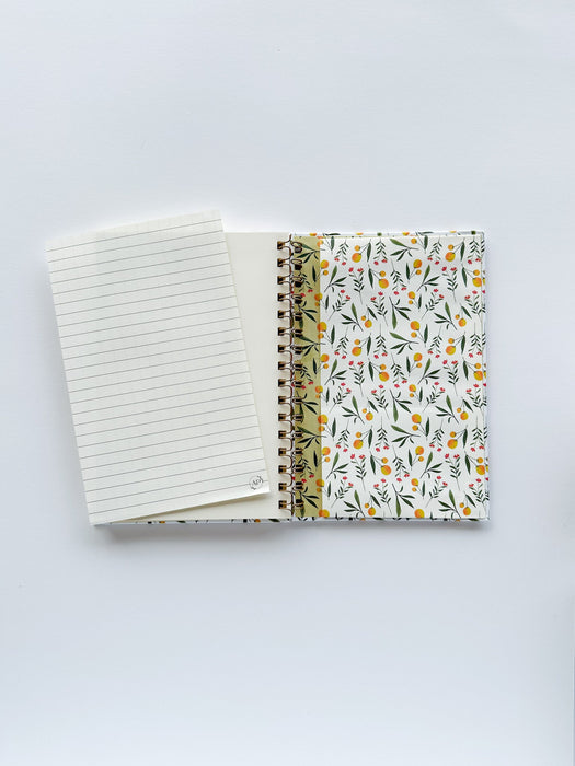 Caderno Limões Argolas - Alma em Papel