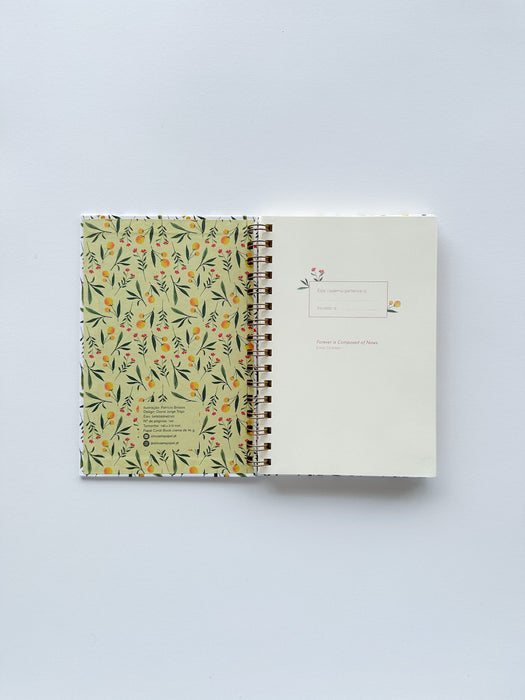 Caderno Limões Argolas - Alma em Papel