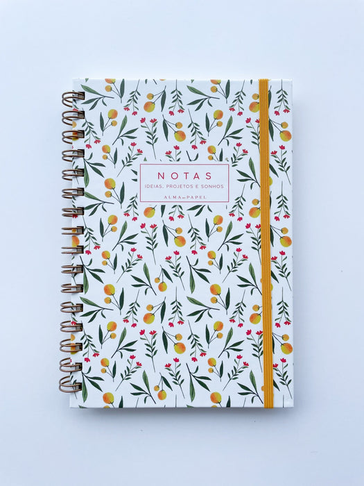 Caderno Limões Argolas - Alma em Papel