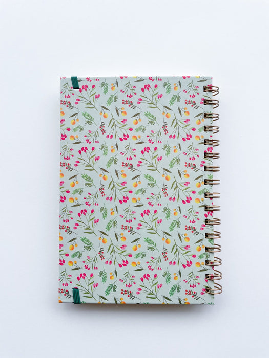Caderno Silvestre Verde Argolas - Alma em Papel