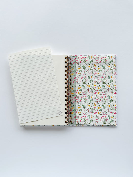Caderno Silvestre Verde Argolas - Alma em Papel