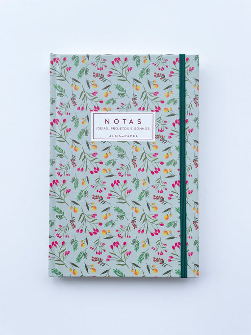 Caderno Silvestre Verde Capa Dura - Alma em Papel