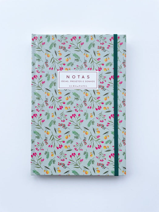 Caderno Silvestre Verde Capa Dura - Alma em Papel