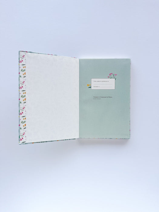 Caderno Silvestre Verde Capa Dura - Alma em Papel