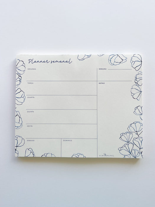 Planner Semanal Indigo - Alma em Papel