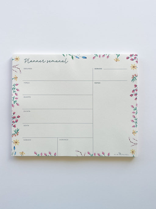 Planner Semanal Primavera - Alma em Papel