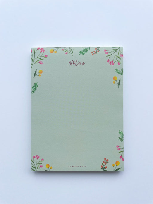 Bloco de Notas Silvestre Verde - Alma em Papel