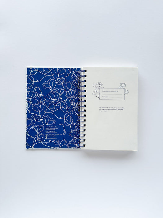 Caderno Indigo Argolas - Alma em Papel