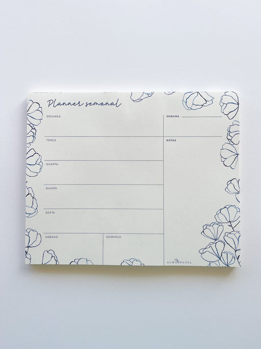 Planner Semanal Indigo - Alma em Papel